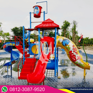 waterboom set 2 ukuran 6,5 meteran