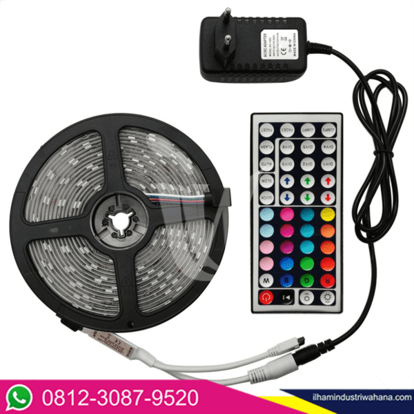 lampu led strip lengkap remot